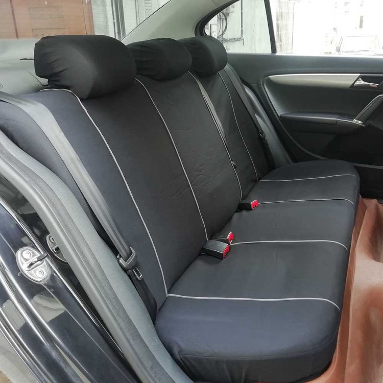 9 PCS Four Seasons Universal Seat Cover Cushion Car Fur Seat Covers Set Universal Cushion(Gray) by buy2fix
