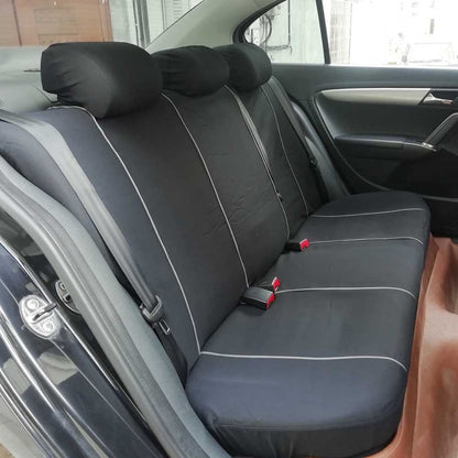 9 PCS Four Seasons Universal Seat Cover Cushion Car Fur Seat Covers Set Universal Cushion(Gray) by buy2fix