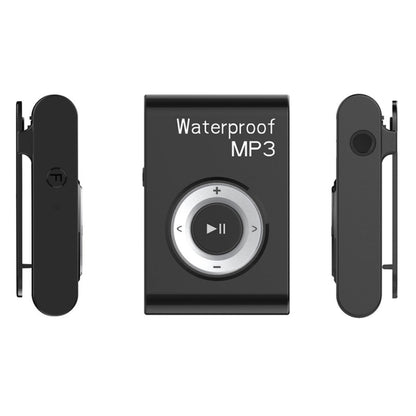 C26 IPX8 Waterproof Swimming Diving Sports MP3 Music Player with Clip & Earphone, Support FM, Memory:8GB(Black) - Consumer Electronics by buy2fix | Online Shopping UK | buy2fix