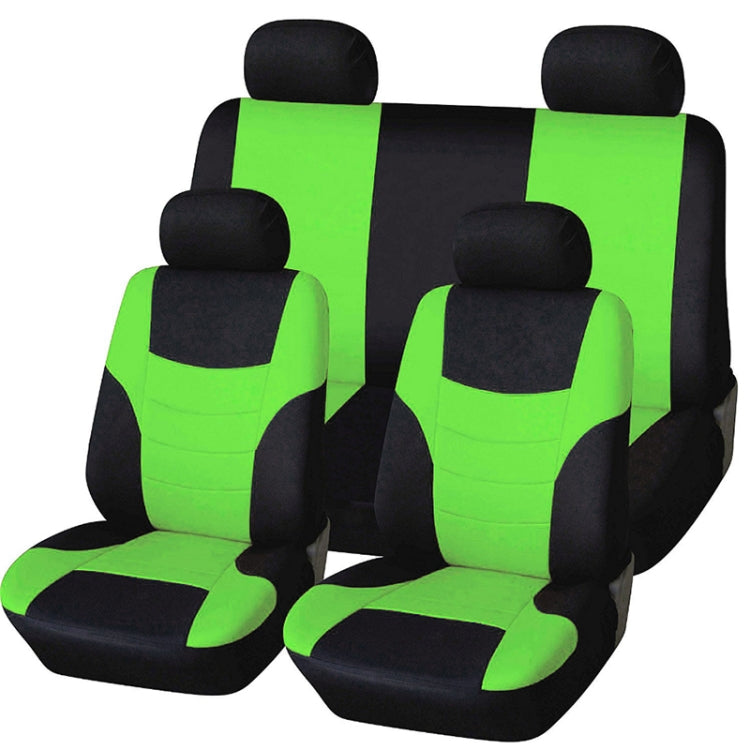 Universal Car Seat Cover Personality Stitching Automotive Chairs Protective Sleeve Cloth Automobile Seats Covers(Yellow) by buy2fix