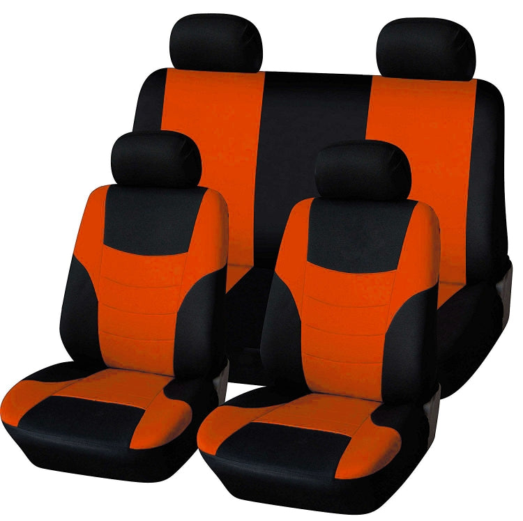Universal Car Seat Cover Personality Stitching Automotive Chairs Protective Sleeve Cloth Automobile Seats Covers(Yellow) by buy2fix