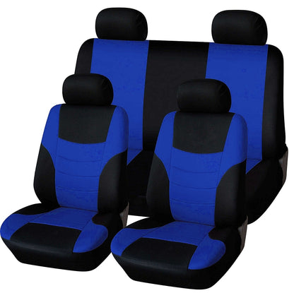 Universal Car Seat Cover Personality Stitching Automotive Chairs Protective Sleeve Cloth Automobile Seats Covers(Yellow) by buy2fix