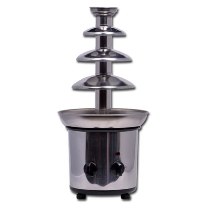 2 PCS 4 Layers Electrical Chocolate Fountain Chocolate Melt Fondue Waterfall Machine - Home & Garden by buy2fix | Online Shopping UK | buy2fix