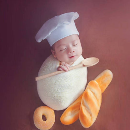 Doughnut 1  Newborn Babies Photography Clothing Chef Theme Set - Camera Accessories by buy2fix | Online Shopping UK | buy2fix