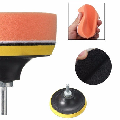 7 in 1 Buffing Pad Set Thread Auto Car Polishing Pad Kit for Car Polisher, Size:5 inch - Polishing Machine & Accessories by buy2fix | Online Shopping UK | buy2fix