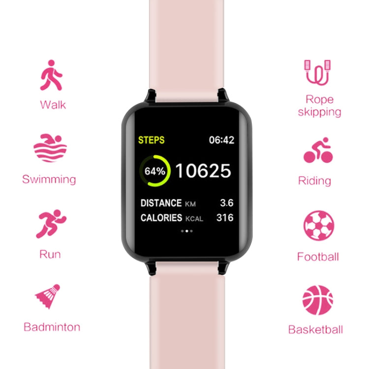 B57 1.3 inch IPS Color Screen Smart Watch IP67 Waterproof,Support Message Reminder / Heart Rate Monitor / Sedentary Reminder / Blood Pressure Monitoring/ Sleeping Monitoring(Pink) - Smart Wear by buy2fix | Online Shopping UK | buy2fix