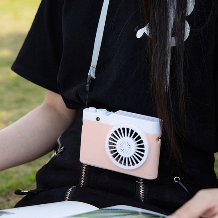 Portable Mini Usb Charging Camera Fan Hanging Neck Small Fan(Black) - Consumer Electronics by buy2fix | Online Shopping UK | buy2fix