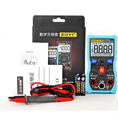 ZOYI ZT-S1 Intelligent Digital Multimeter Automatic Capacitance Ammeter(Blue Standard) - Consumer Electronics by buy2fix | Online Shopping UK | buy2fix