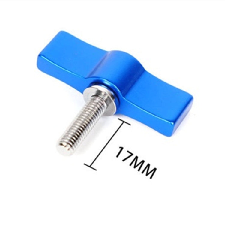 10PCS T-shaped Screw Multi-directional Adjustment Hand Screw Aluminum Alloy Handle Screw, Specification:M4(Blue) - DJI & GoPro Accessories by buy2fix | Online Shopping UK | buy2fix