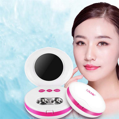 Jie Kang Contact Lens Cleaner and Contact Lens Automatic Cleaning Machine Box(Rose Red White) - Home & Garden by buy2fix | Online Shopping UK | buy2fix