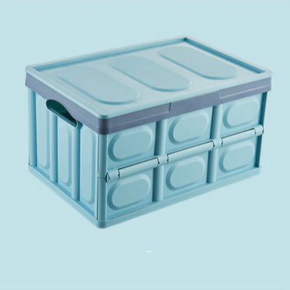 Car Trunk Storage Box Foldable Car Plastic Storage Box, Size:L(Blue) by buy2fix