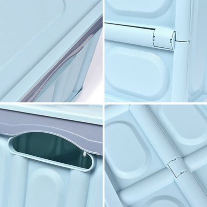 Car Trunk Storage Box Foldable Car Plastic Storage Box, Size:L(Blue) by buy2fix