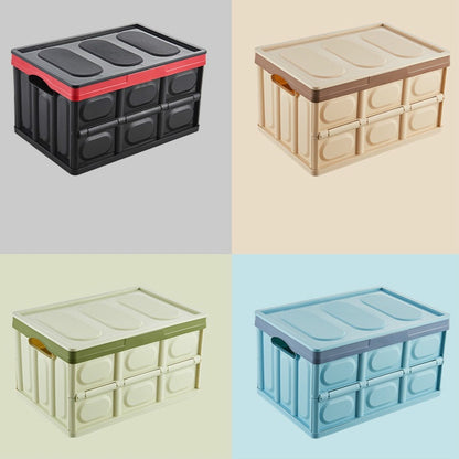 Car Trunk Storage Box Foldable Car Plastic Storage Box, Size:S(Black) by buy2fix