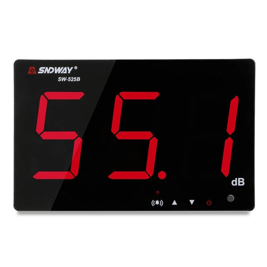 SNDWAY Wall-mounted 30~130dB Large Screen Digital Display Noise Decibel Monitoring Testers, Specification:SW525B with Storage + USB - Consumer Electronics by SNDWAY | Online Shopping UK | buy2fix