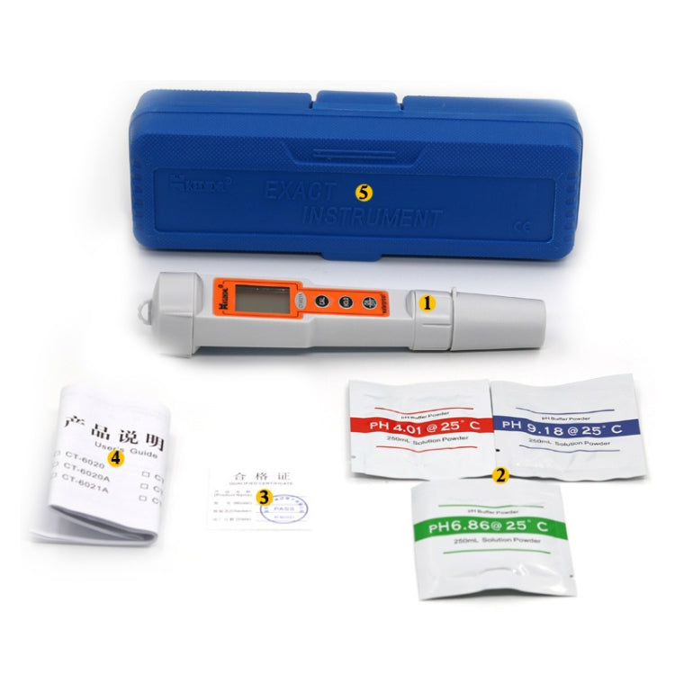 Kedida CT8023 PH + ORP + Temp Meter Portable LCD Digital Water Testing Measurement Pen - Consumer Electronics by buy2fix | Online Shopping UK | buy2fix