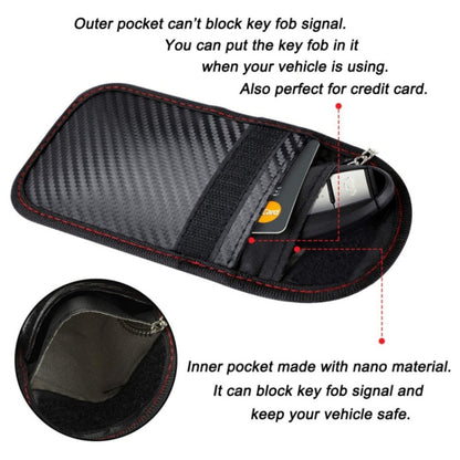 2 PCS Antimagnetic RFID Car Key Mobile Phone Bag Shielding Set Radiation Cell Phone Pocket - Home & Garden by buy2fix | Online Shopping UK | buy2fix