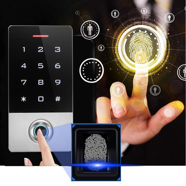 Metal Waterproof Fingerprint Swipe Password Access Control Multifunction All-in-one Machine - Security by buy2fix | Online Shopping UK | buy2fix