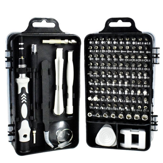 110 in 1 Magnetic Plum Screwdriver Mobile Phone Disassembly Repair Tool(Black) by buy2fix