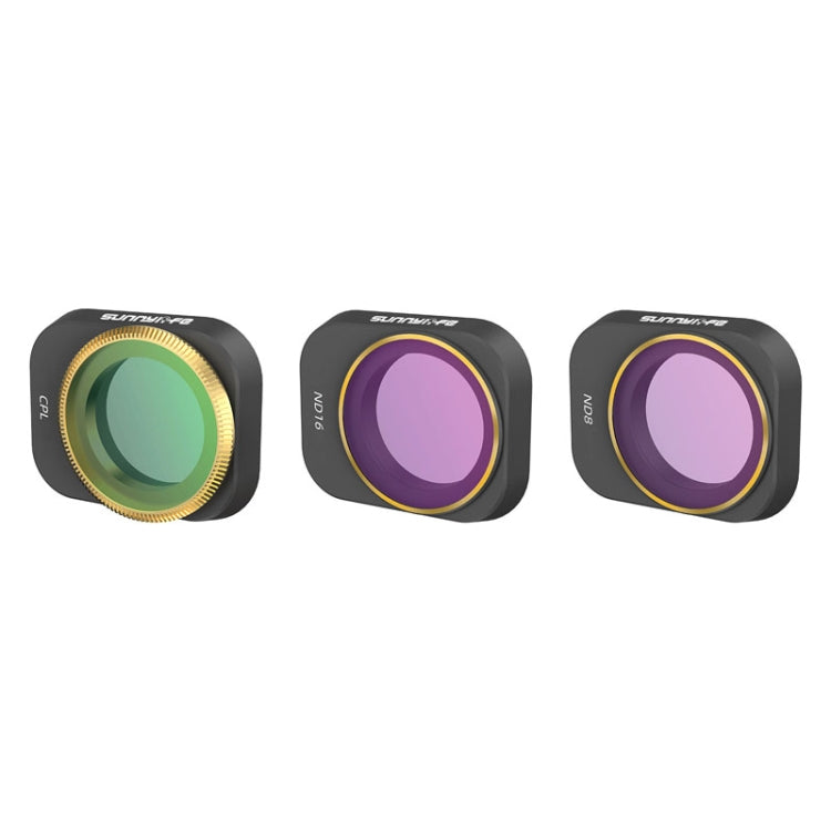 3 PCS / Set CPL+ND8+ND16 Sunnylife MM3-FI411 For Mini 3 Pro Adjustable Filter - Mavic Lens Filter by Sunnylife | Online Shopping UK | buy2fix