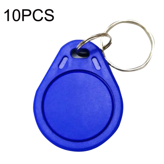 10PCS IC Access Control Card Entree Control M1 Compatibel Fudan Rfid 13.56Mhz Keyfob Sleutelhanger Tag Sleutelhanger(Blue) - Security by buy2fix | Online Shopping UK | buy2fix