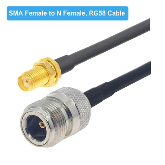 SMA Female to N Female RG58 Coaxial Adapter Cable, Cable Length:1.5m by buy2fix