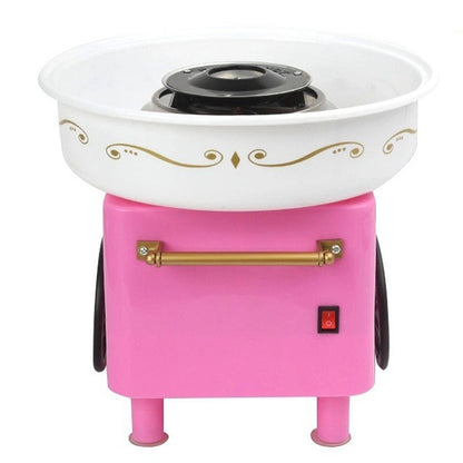 Retro Trolley Mini Cotton Candy Machine, Specification:U.S. Regulations 110 V(Pink) - Home & Garden by buy2fix | Online Shopping UK | buy2fix