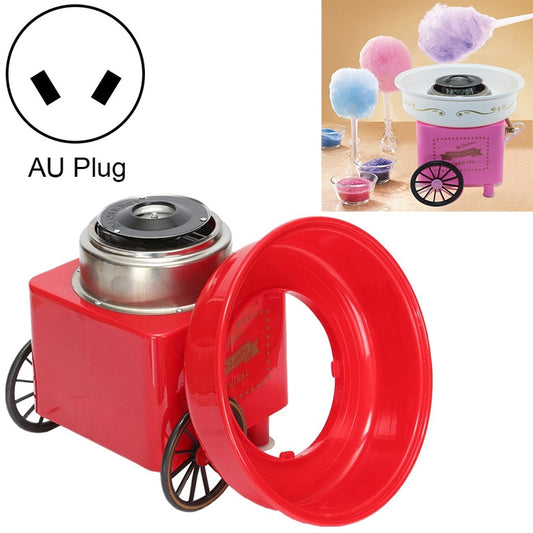 Retro Trolley Mini Cotton Candy Machine, Specification:Australian Regulations 220 V(Red) - Home & Garden by buy2fix | Online Shopping UK | buy2fix