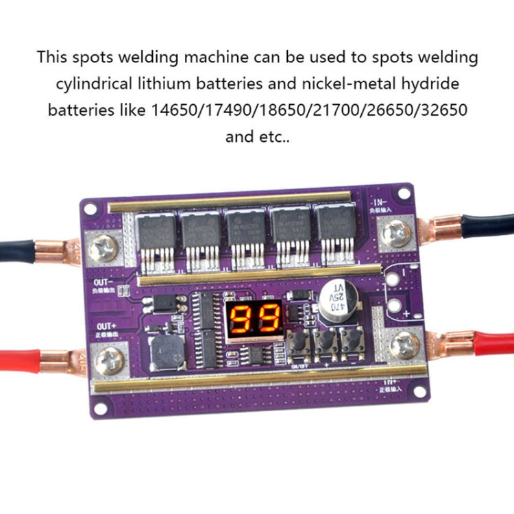 Model Airplane Battery Version 12V Digital Display DIY Battery Spot Welding Machine Pen Control, Style:6 Square Pen With Case - Home & Garden by buy2fix | Online Shopping UK | buy2fix
