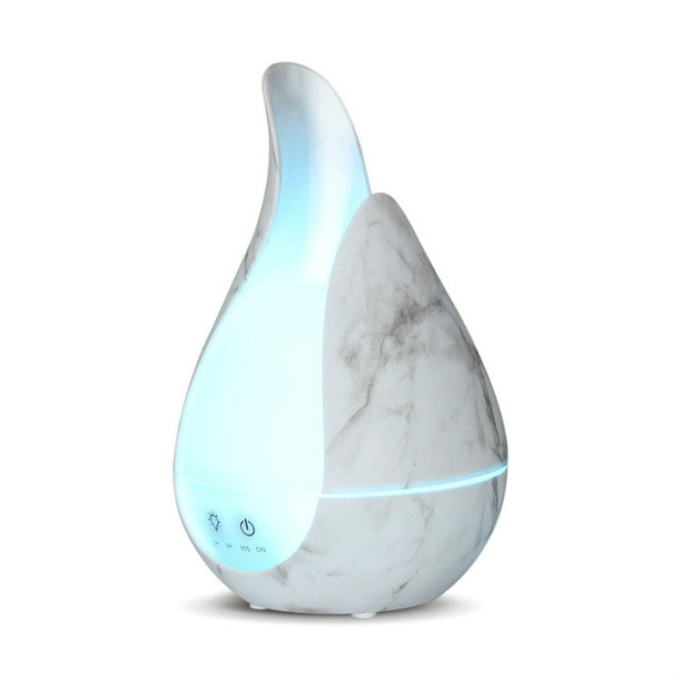 200ml Ultrasound Air Humidifier Aroma Essential Oil Diffuser 7 Colors LED Night Light Cool Mist Maker, Plug Type: EU Plug(Marble Base) - Home & Garden by buy2fix | Online Shopping UK | buy2fix