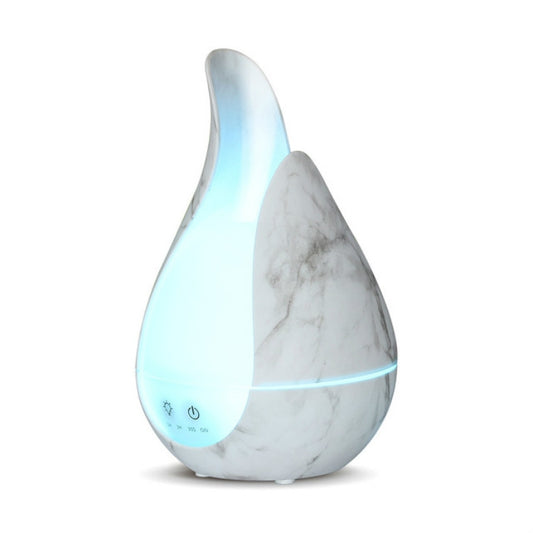 200ml Ultrasound Air Humidifier Aroma Essential Oil Diffuser 7 Colors LED Night Light Cool Mist Maker, Plug Type: UK Plug(Marble Base) by buy2fix