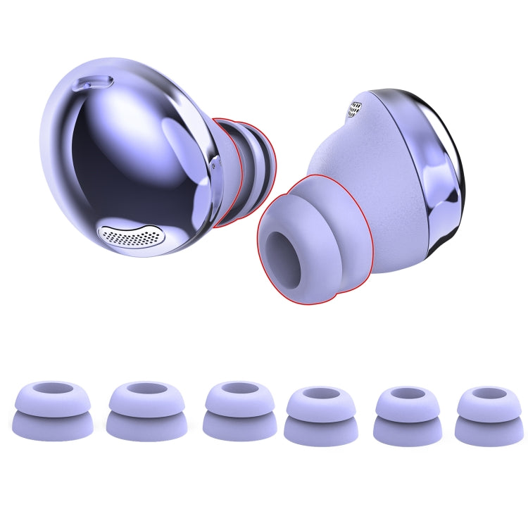 For Samsung Galaxy Buds Pro AhaStyle PT168 Silicone Earphone Earcups, Size:S+M+L(Purple) - Anti-dust & Ear Caps by AhaStyle | Online Shopping UK | buy2fix