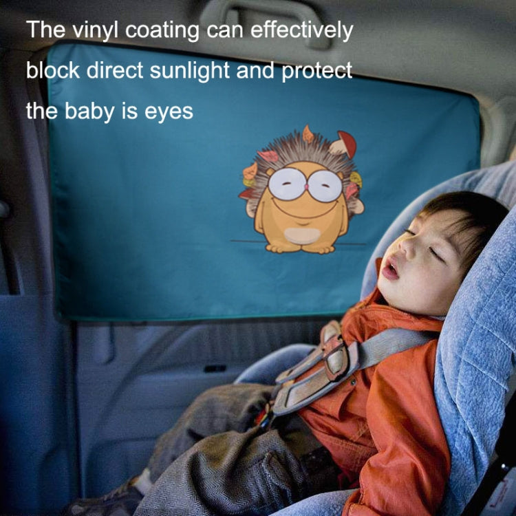 1 Pair Car Window Magnet Sunshade Curtain Heat Insulation Sun Block(Kangaroo) - In Car by buy2fix | Online Shopping UK | buy2fix