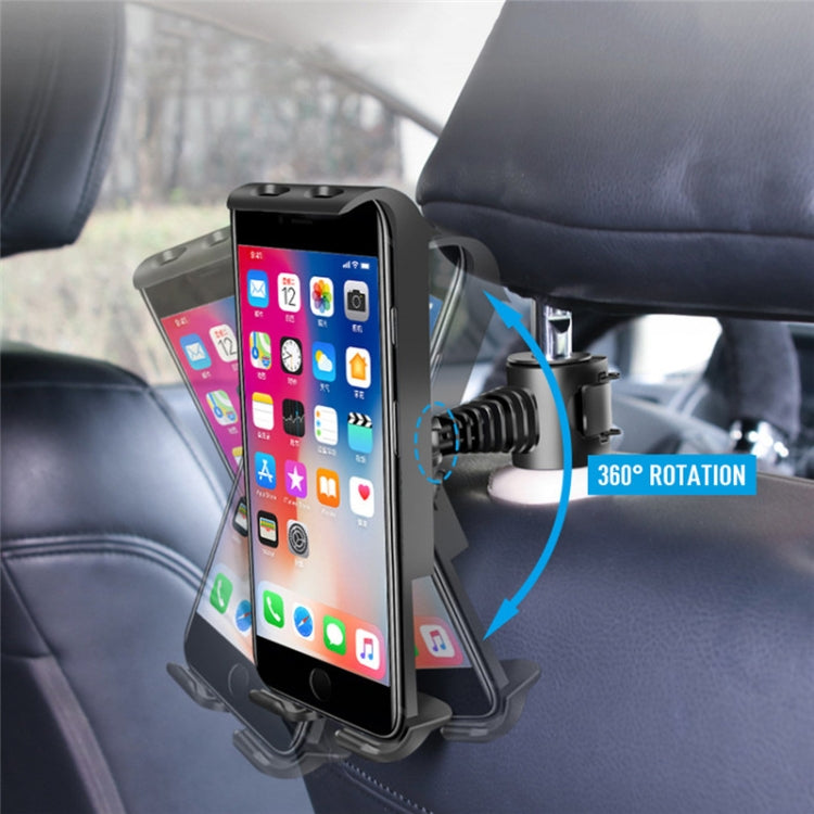 Universal Adjustable Car Tablet Stand Holder Car Seat Back Bracket For 4-11 Inch Tablet(Red) - Car Holders by buy2fix | Online Shopping UK | buy2fix