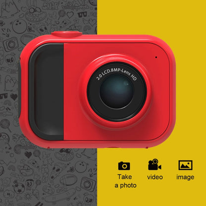 Puzzle Children Exercise Digital Camera with Built-in Memory, 120 Degree Wide Angle Lens(Red) - Consumer Electronics by buy2fix | Online Shopping UK | buy2fix