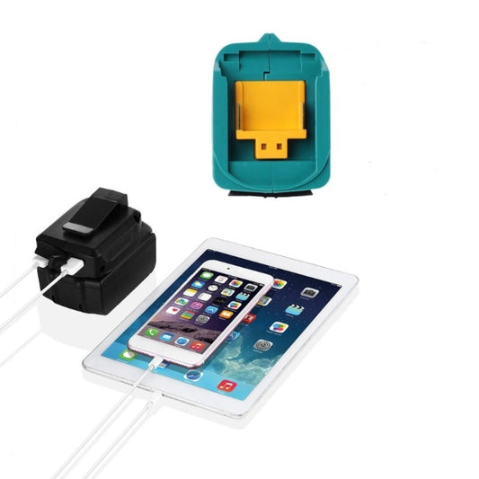 Battery USB Adapter Charging Converter for MAKITA ADP05 18V 14.4V Lithium Battery(Blue) by buy2fix