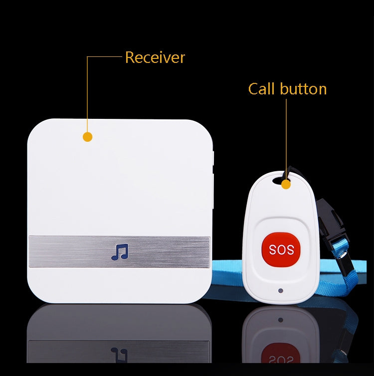 CACAZI C1 Smart Home Wireless Remote Control Doorbell, Style:EU Plug - Security by CACAZI | Online Shopping UK | buy2fix