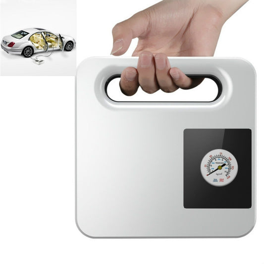 12V Car Air Pump Car Portable Tire Electric Pump, Style:Mechanical Version (White) by buy2fix