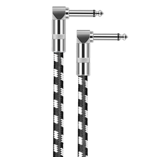 5m 2 Elbow Head 6.35mm Guitar Cable Oxygen-Free Copper Core TS Large Two-core Cable by buy2fix