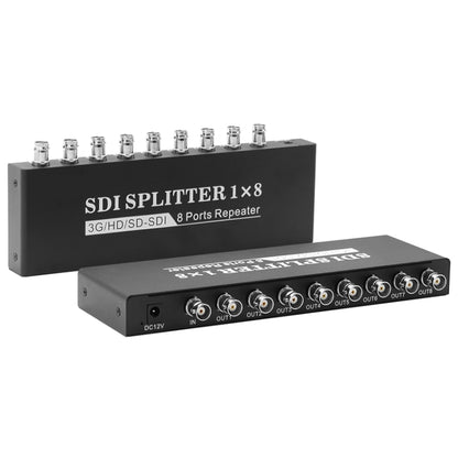 1 In 8 Out SD-SDI / HD-SDI / 3G-SDI Distribution Amplifier Video SDI Splitter(UK Plug) -  by buy2fix | Online Shopping UK | buy2fix