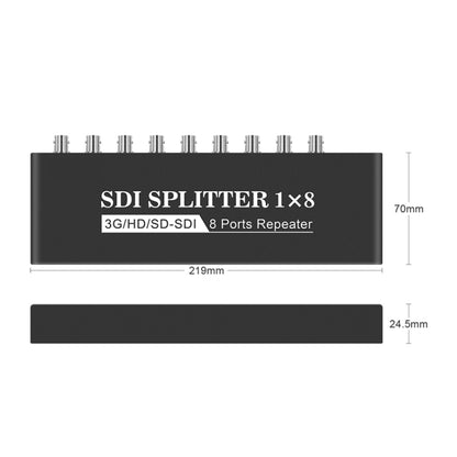 1 In 8 Out SD-SDI / HD-SDI / 3G-SDI Distribution Amplifier Video SDI Splitter(UK Plug) -  by buy2fix | Online Shopping UK | buy2fix