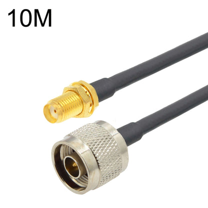 SMA Female To N Male RG58 Coaxial Adapter Cable, Cable Length:10m - Connectors by buy2fix | Online Shopping UK | buy2fix