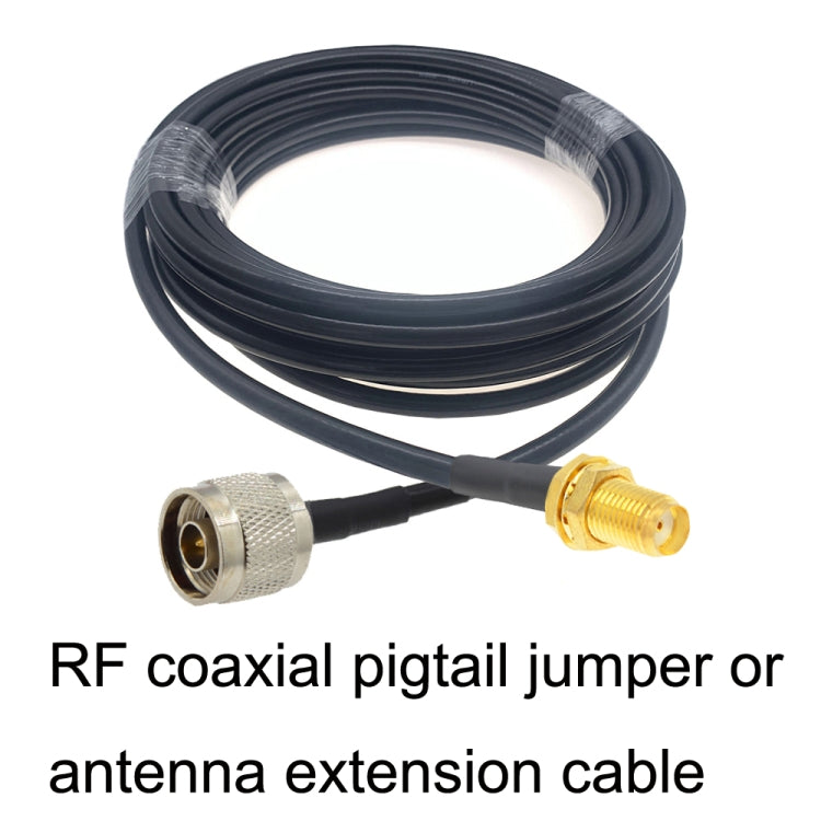 SMA Female To N Male RG58 Coaxial Adapter Cable, Cable Length:10m - Connectors by buy2fix | Online Shopping UK | buy2fix