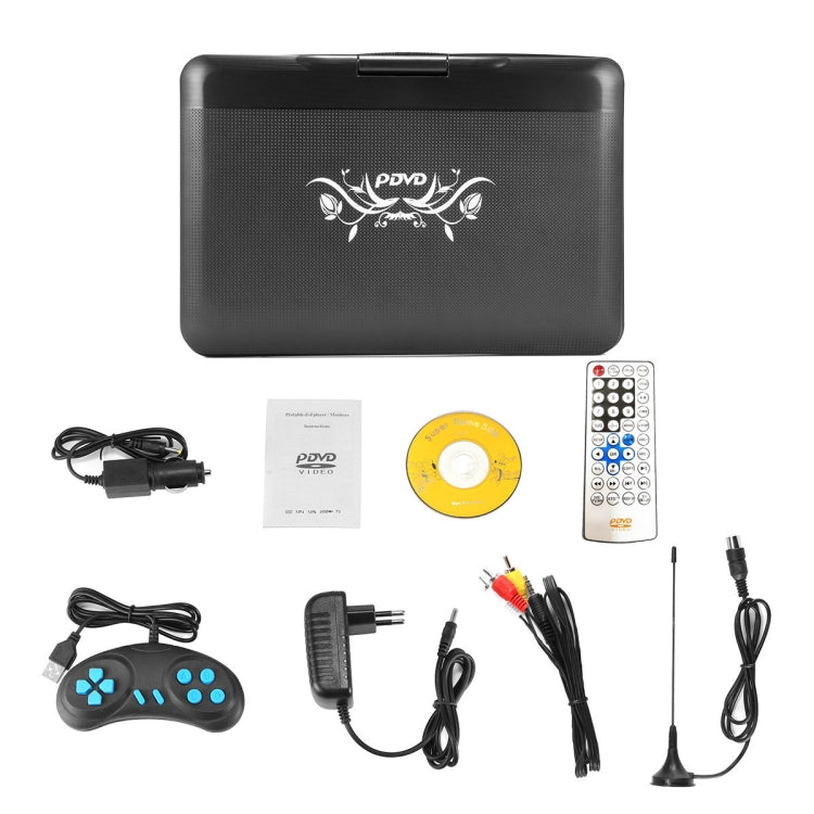 10.1 Inch HD Screen Portable DVD EVD Player TV / FM / USB / Game Function(UK Plug) - Consumer Electronics by buy2fix | Online Shopping UK | buy2fix