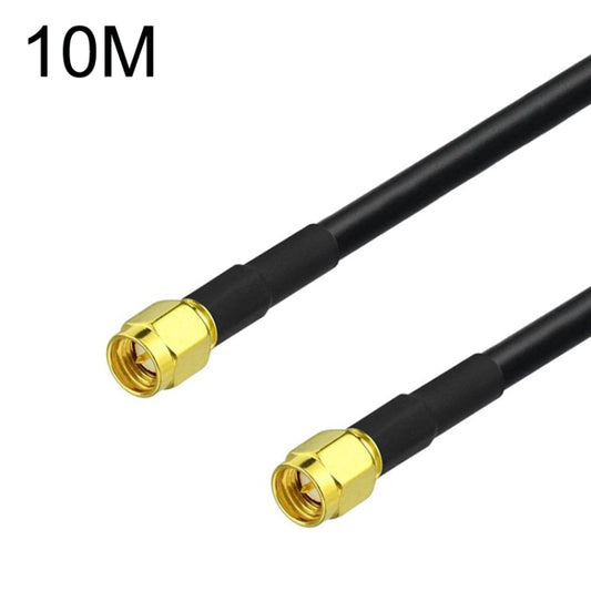 SMA Male To SMA Male RG58 Coaxial Adapter Cable, Cable Length:10m - Connectors by buy2fix | Online Shopping UK | buy2fix