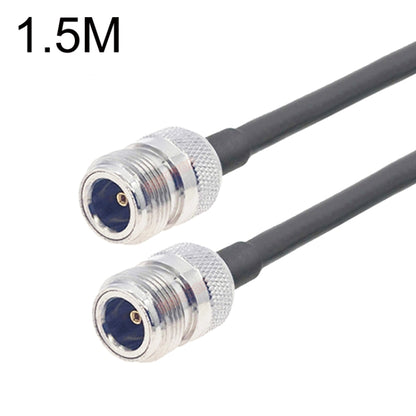 N Female To N Female RG58 Coaxial Adapter Cable, Cable Length:1.5m - Connectors by buy2fix | Online Shopping UK | buy2fix