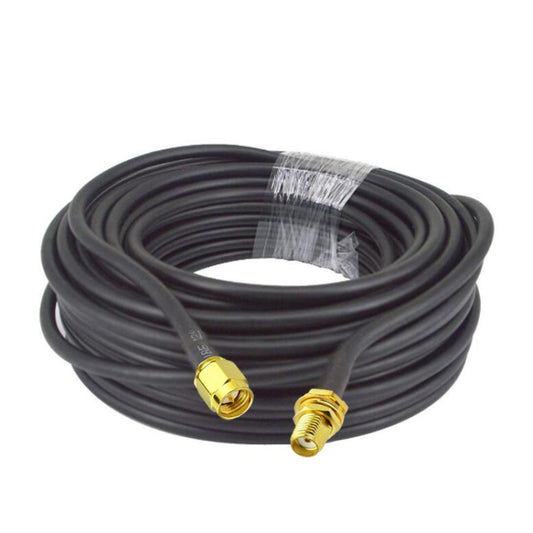 SMA Male To SMA Female RG58 Coaxial Adapter Cable, Cable Length:3m by buy2fix