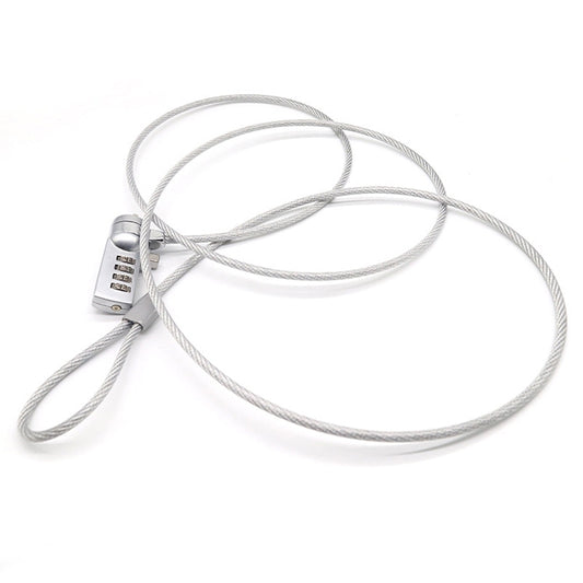 Four Digit Computer Lock Notebook Universal Anti-theft Password Lock, Size:Diameter 3.5 mm Length 1.2 m by buy2fix