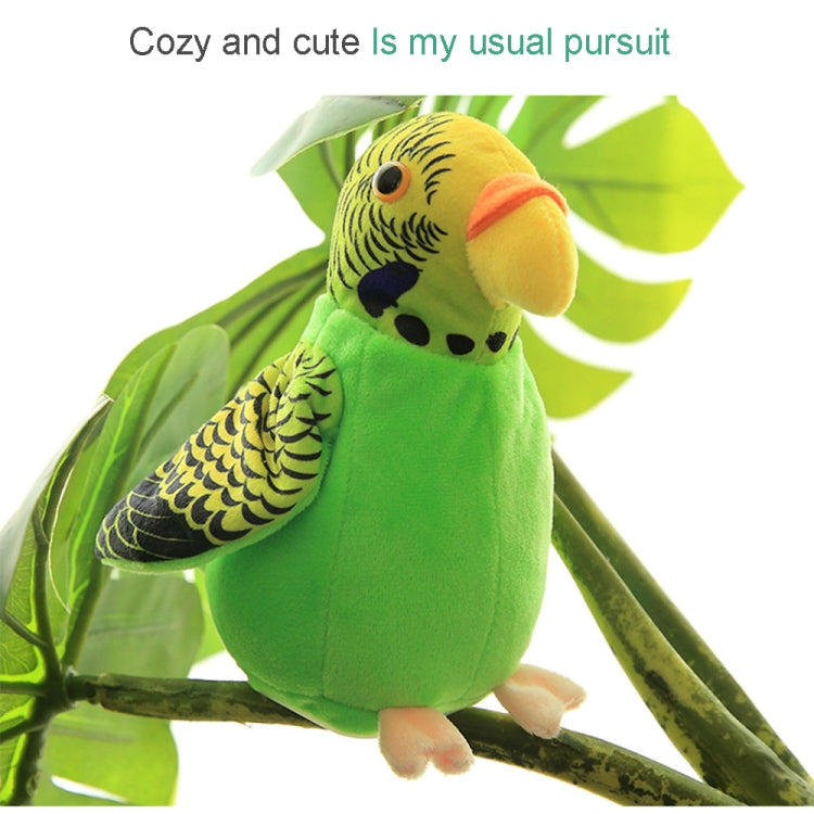 Plush Toy Parrots Recording Talking Parrots Will Twist the Fan Wings Children Toys, Size:Height 18cm(Red) - Toys & Hobbies by buy2fix | Online Shopping UK | buy2fix