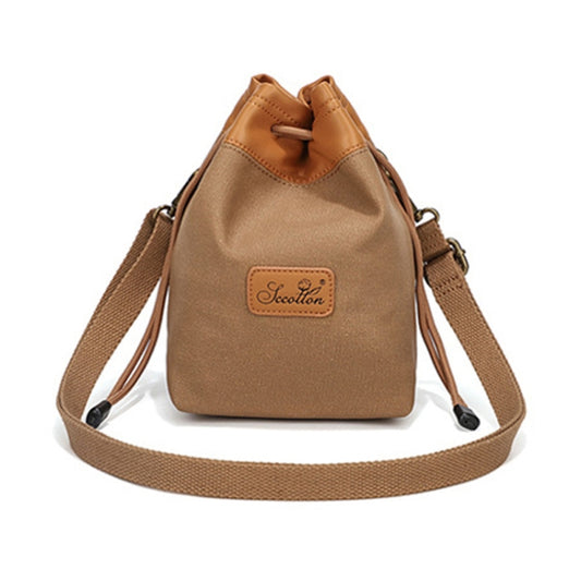 S.C.COTTON Camera Lens Protection Bag Liner Bag Waterproof Camera Storage Bag, Size: S(Khaki) - Camera Accessories by S.C.COTTON | Online Shopping UK | buy2fix