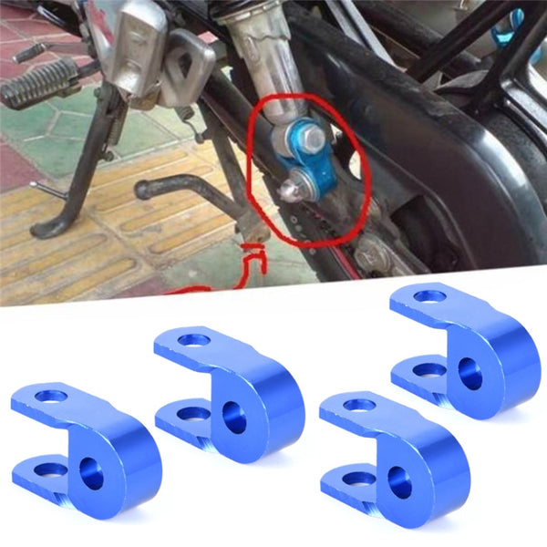 2 Pairs Shock Absorber Extender Height Extension for Motorcycle, Size: Small(Blue) by buy2fix